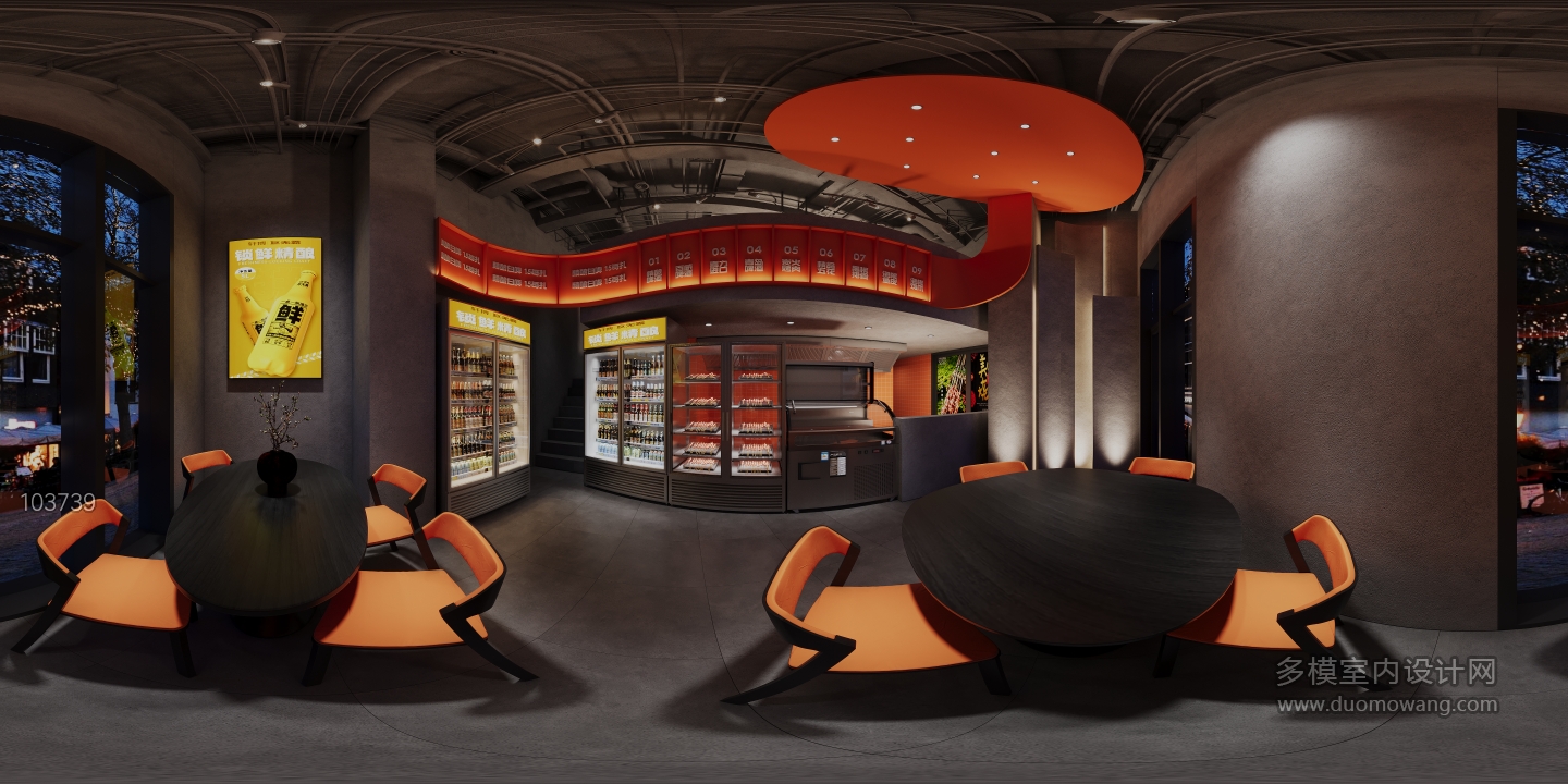 烧烤店方案2全景