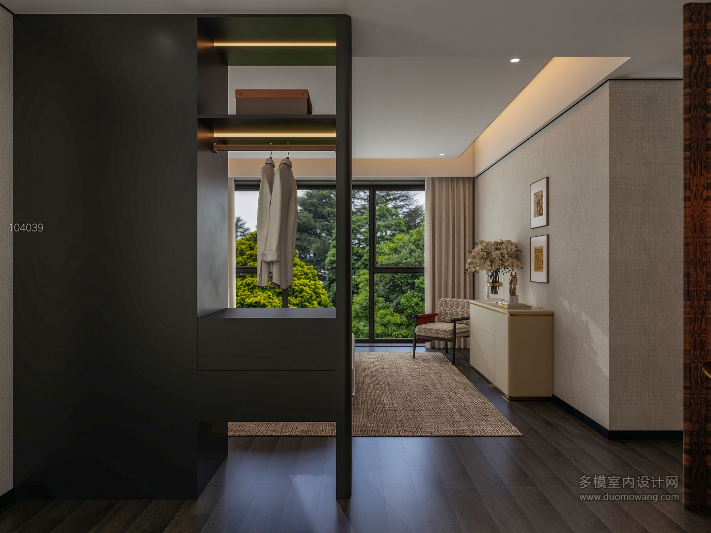 现代轻奢卧室