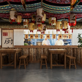 新中式羊肉汤店2