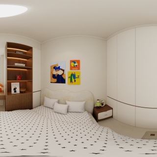 中古奶油卧室2