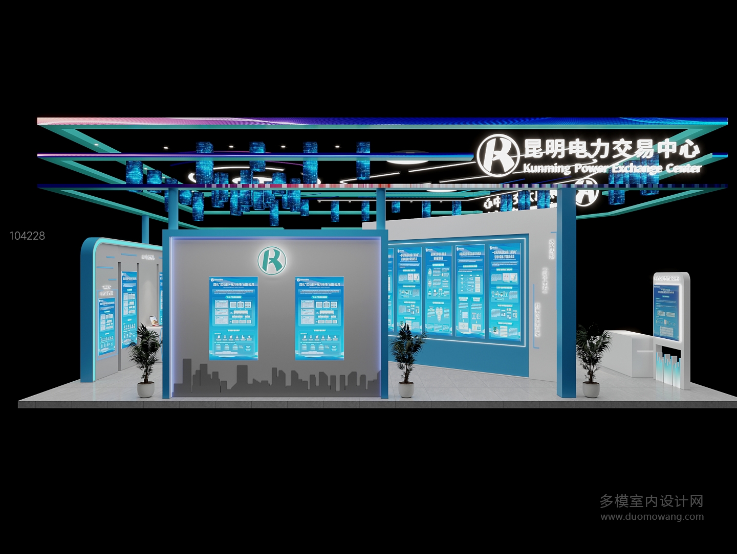 青云展厅方案三【Camera004】0-互动式灯光混合0000
