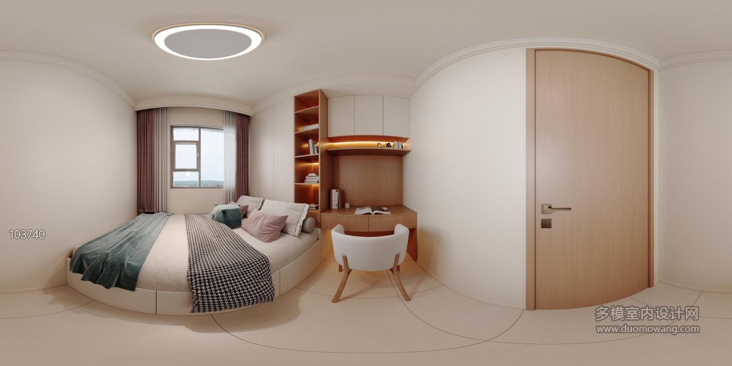 中古风格-卧室