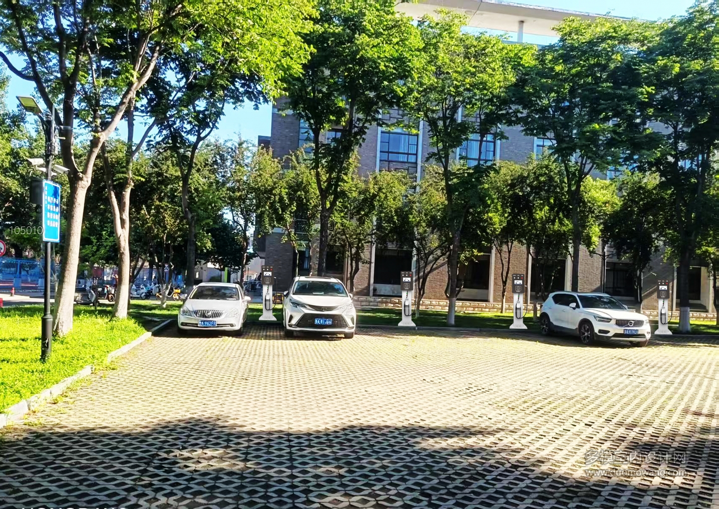充电桩洪家楼校区停车场3台