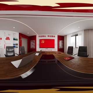 现代党建乘警支队全景