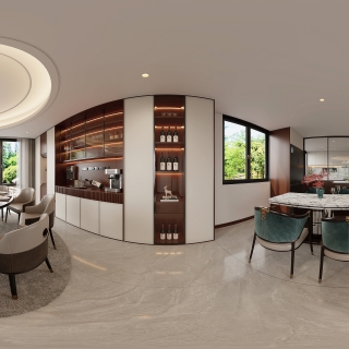 新中式一楼餐厅360