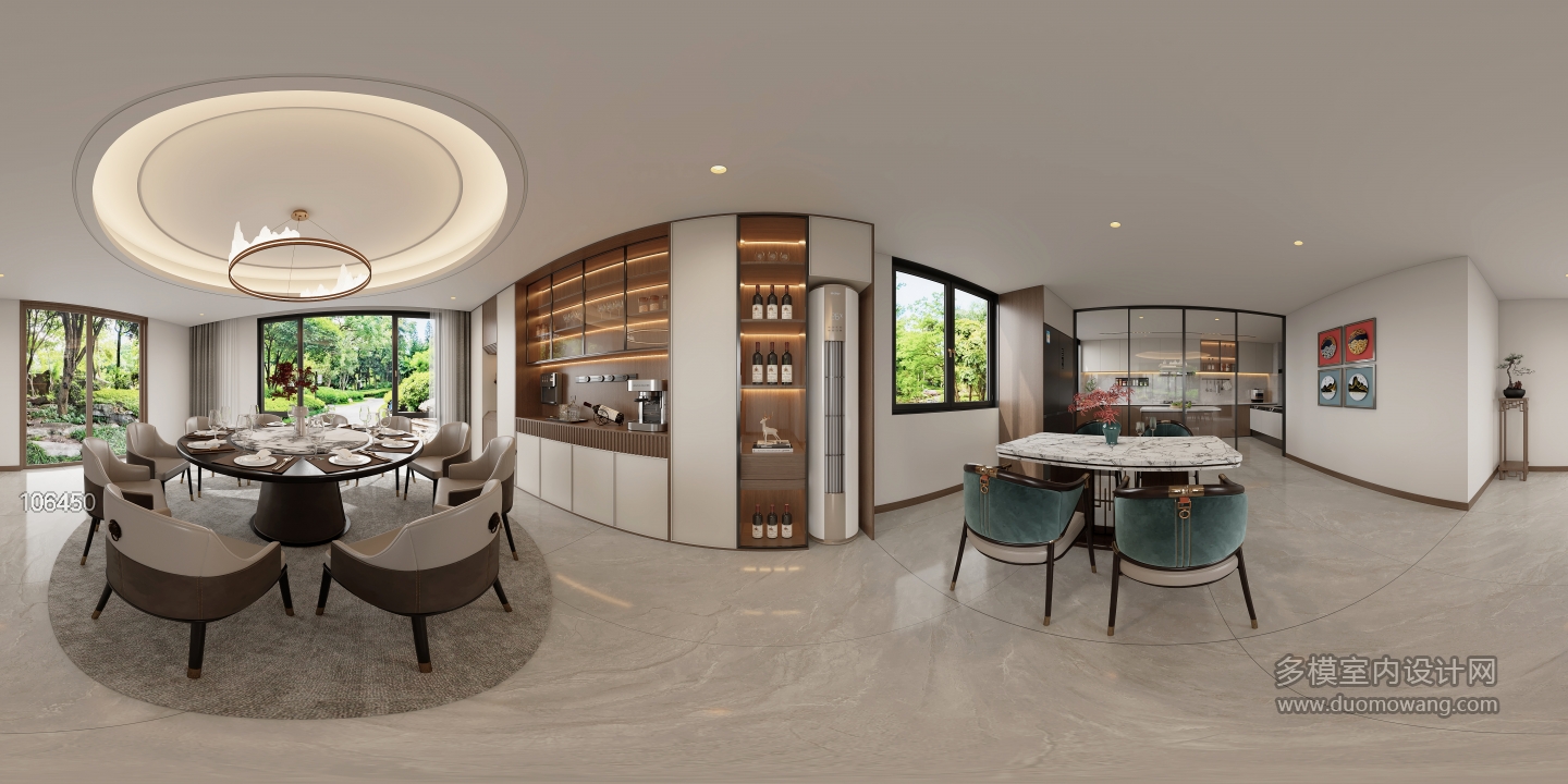 新中式一楼餐厅360