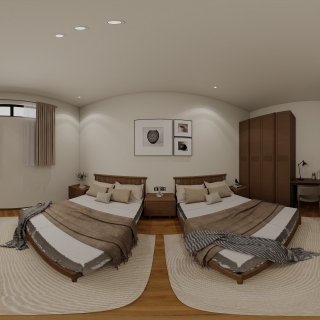 现代工装-卧室2