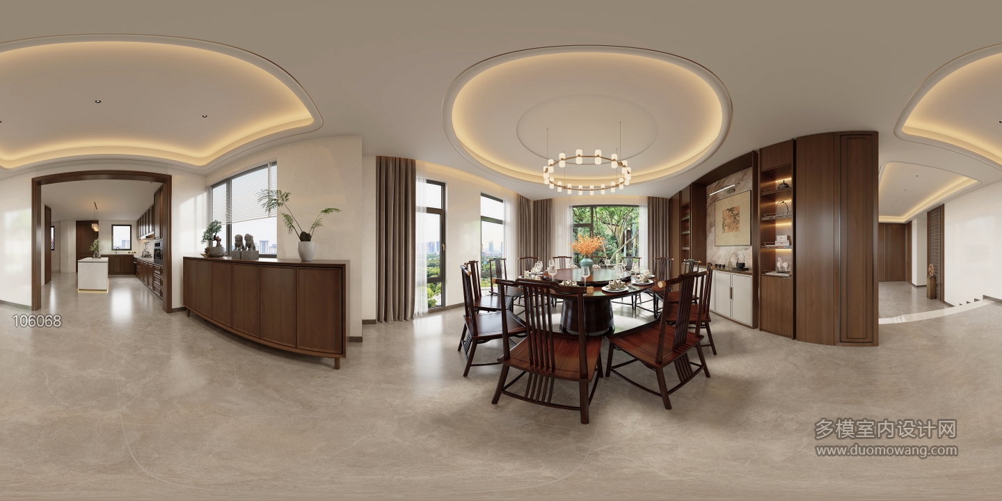新中式一楼餐厅360