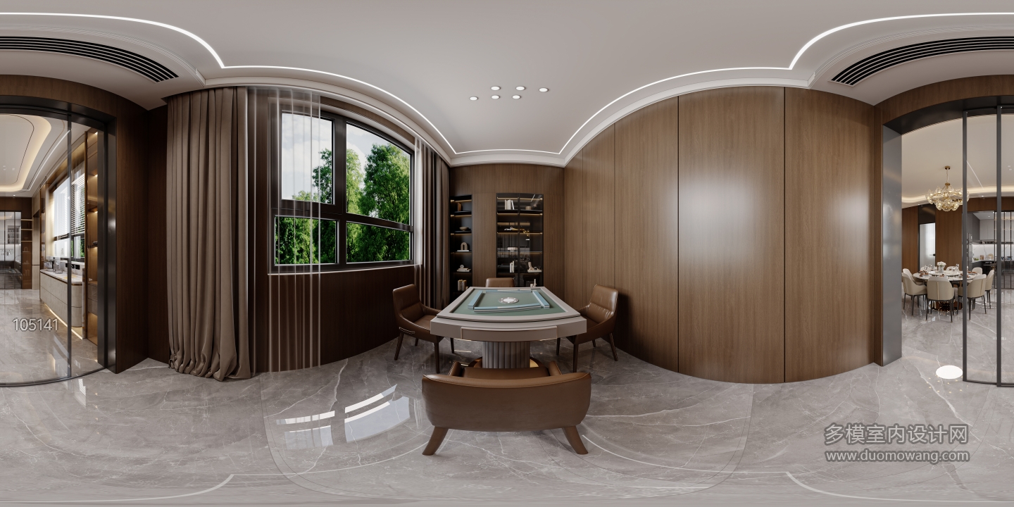 意式 1楼 棋牌室全景