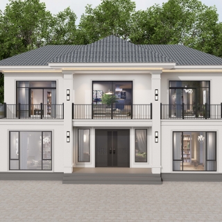现代别墅外观