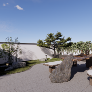现代庭院