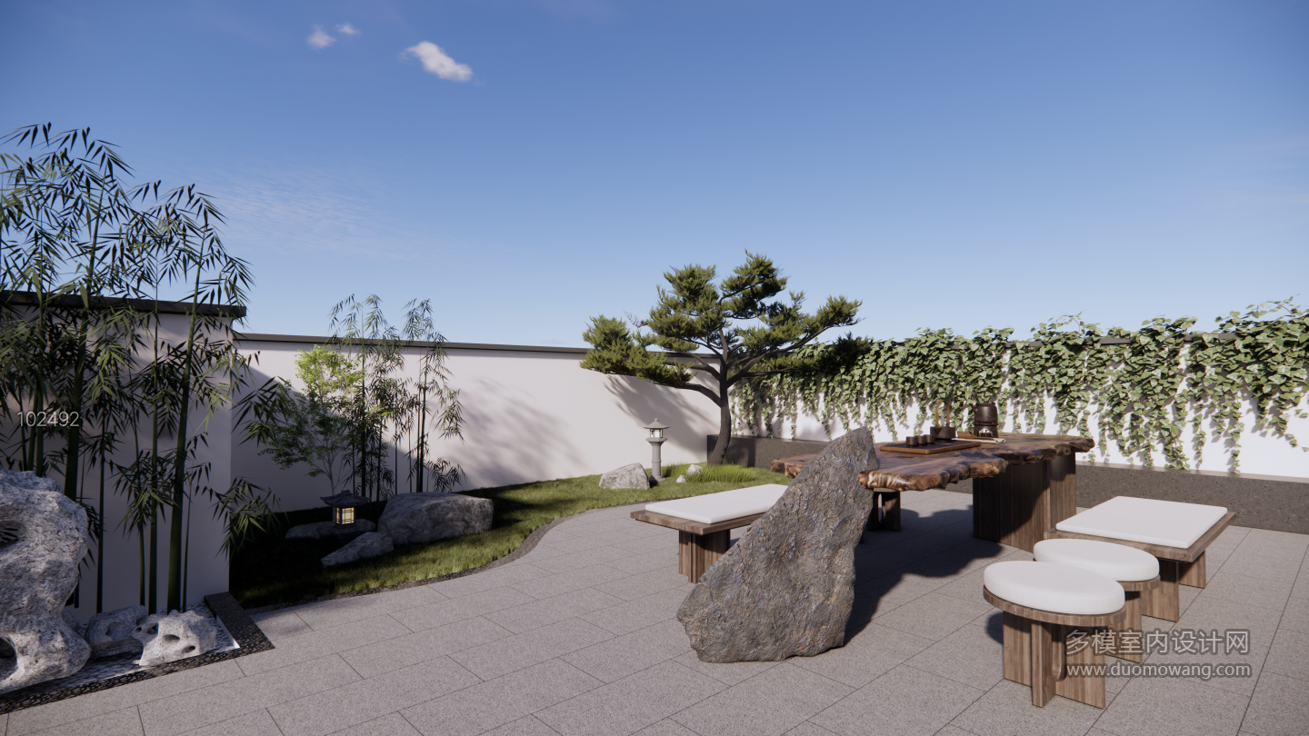 现代庭院