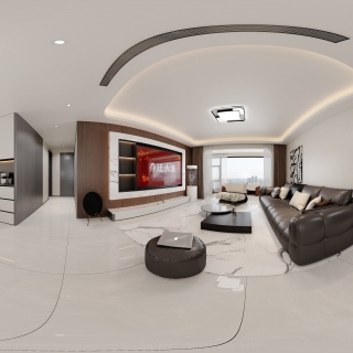 现代风格-客餐厅