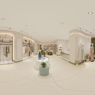 林工法式服装店_360-1_互动式灯光混合