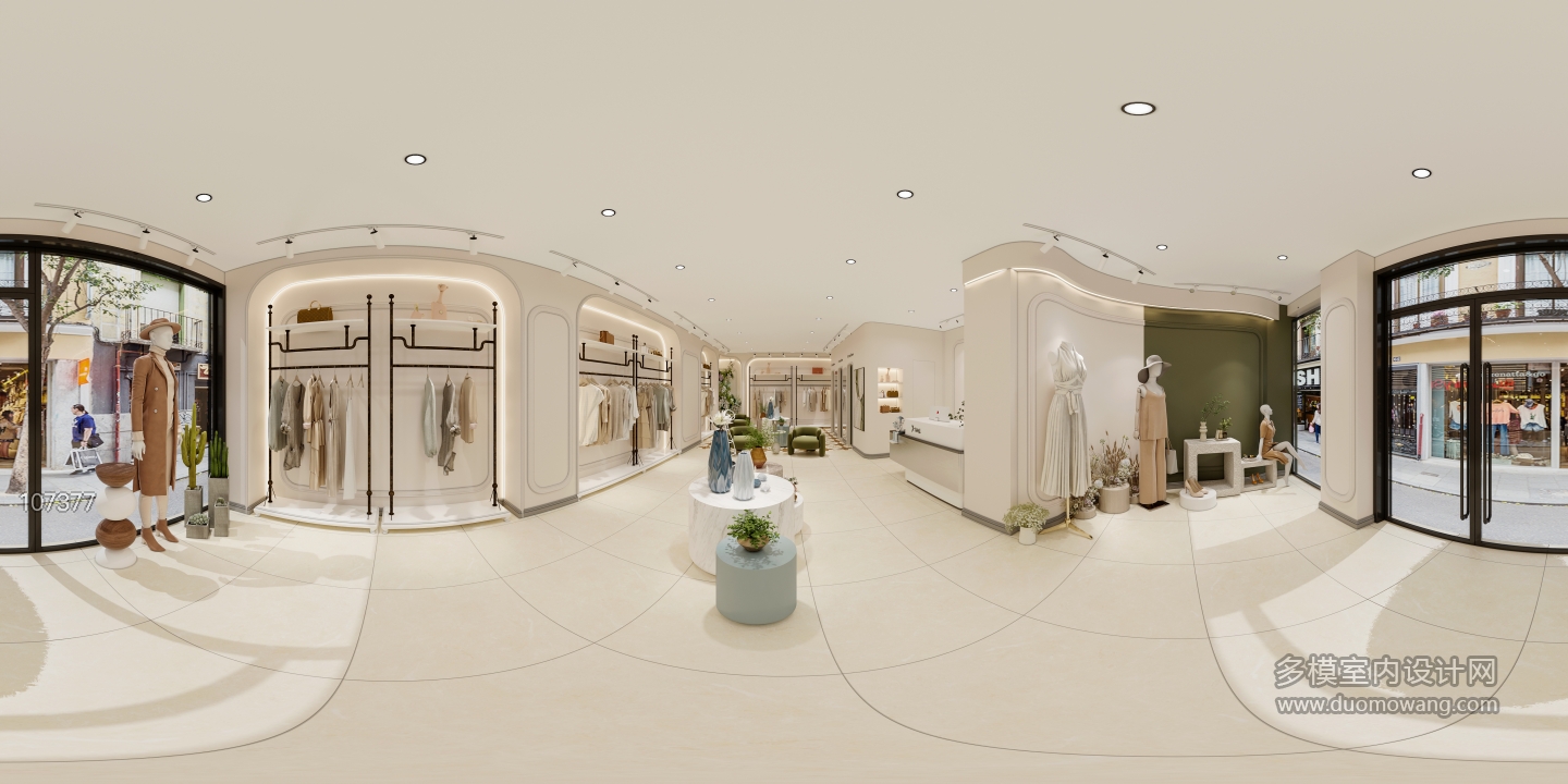林工法式服装店_360-1_互动式灯光混合