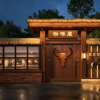 门头透视