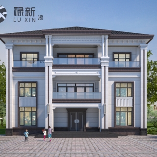 别墅正面透视