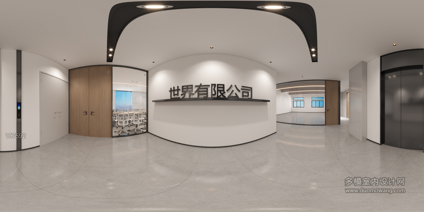 电梯口全景