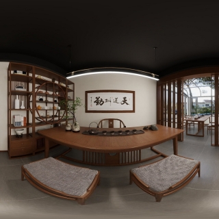 工业风火锅店茶室