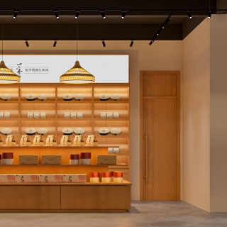 新中式展厅单张3