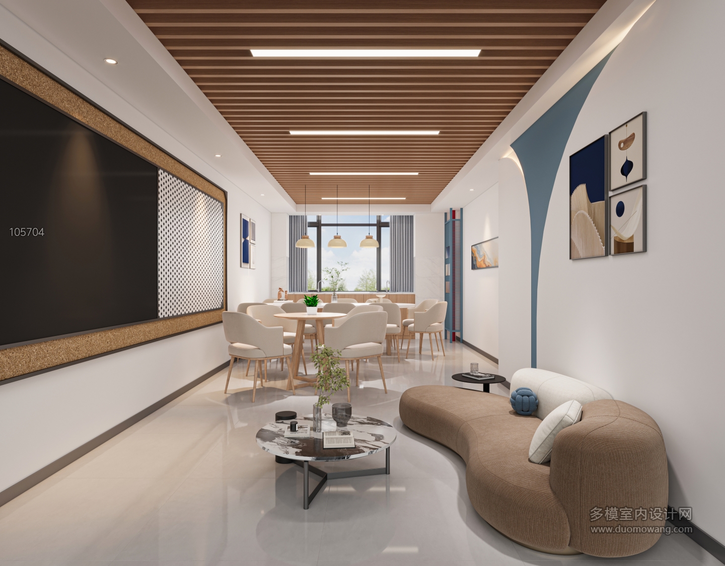现代学校公寓式客厅