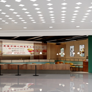 中式餐饮门头