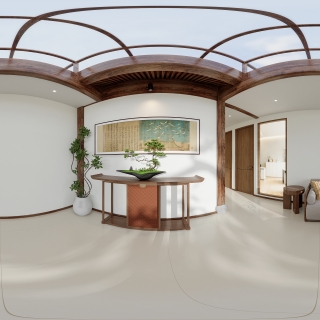 现代诚园茶室_入口360