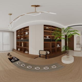 现代-客厅茶台