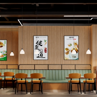 中式餐饮卡座方向