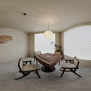 棋牌室全景