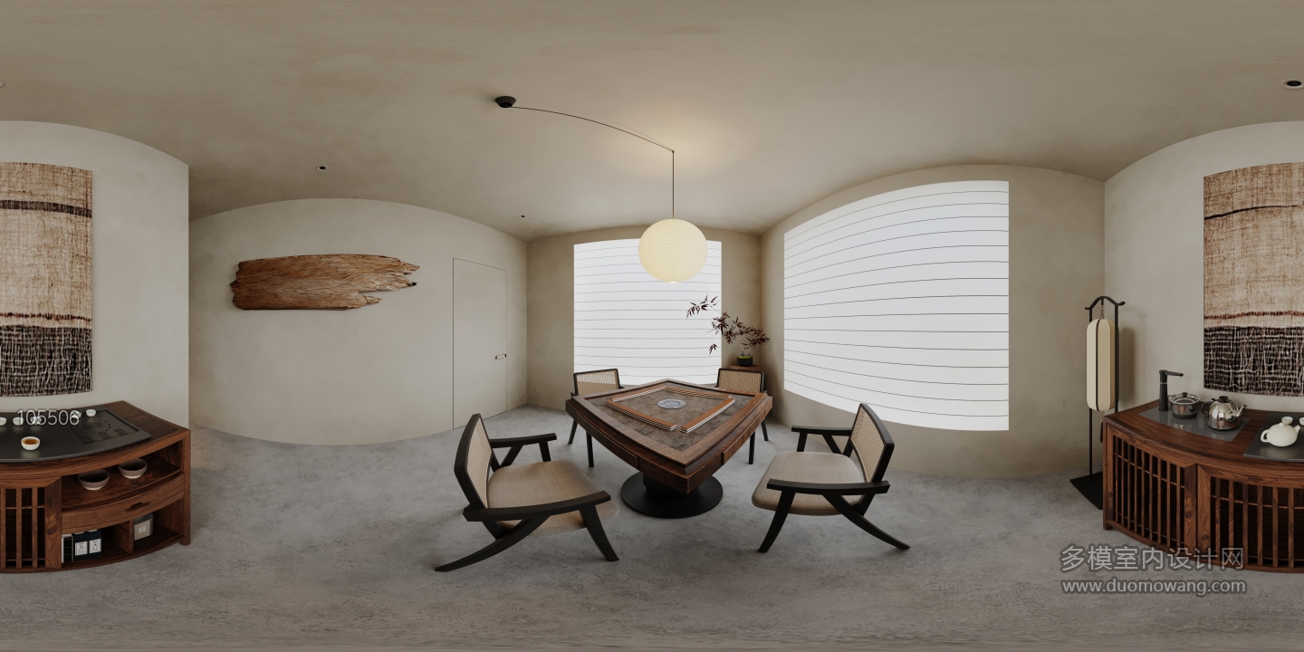 棋牌室全景