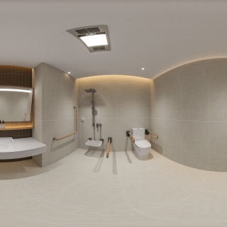 现代卫生间展示区360