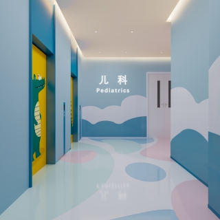 现代电梯间