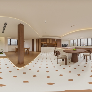 中古风餐厅全景8