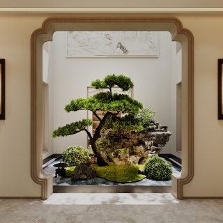 新中式天井单张