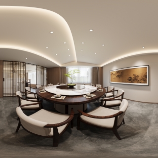 现代二楼餐厅360
