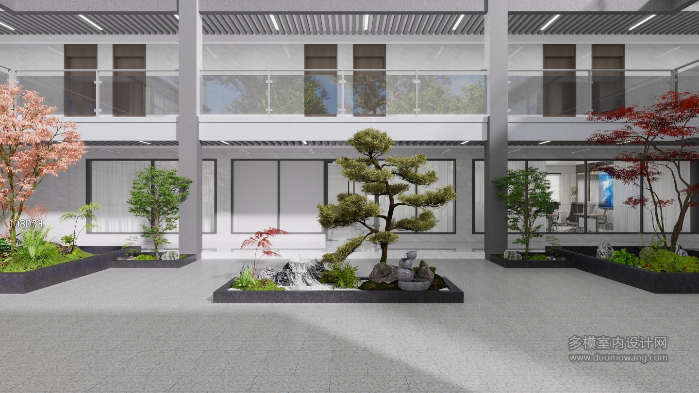 现代庭院-院子