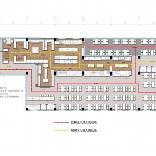北京城市学院食堂楼三层就餐流动彩屏