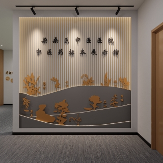 中式医院展厅