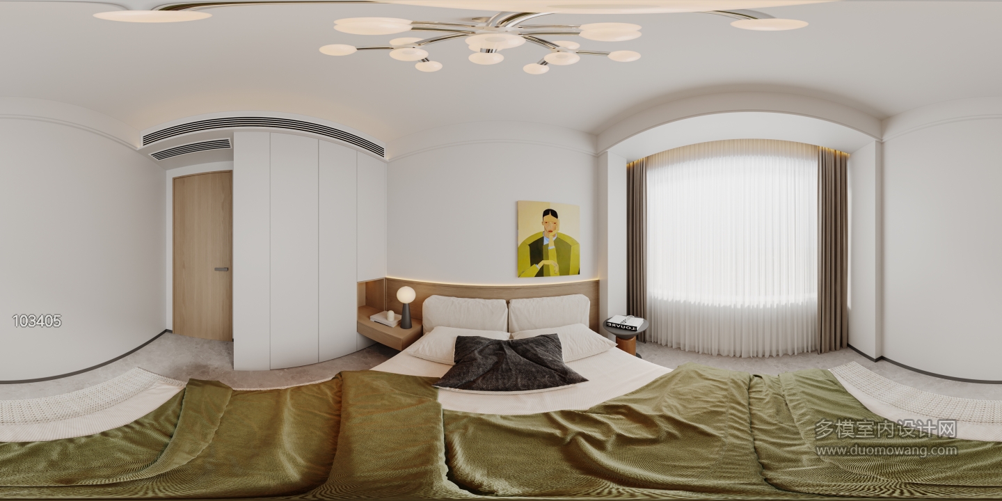 次卧室全景