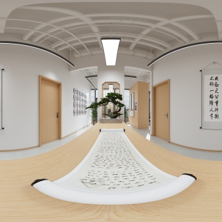 现代书法班阅读区全景