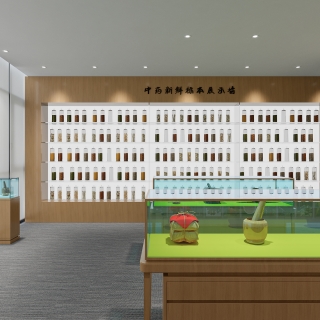 中式医院_展厅