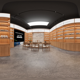新中式展厅办公室全景