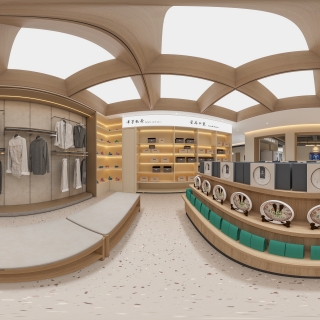 现代日用品展示区360