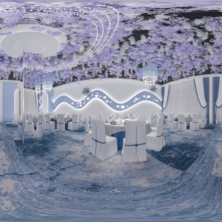 现代宴会厅13全景