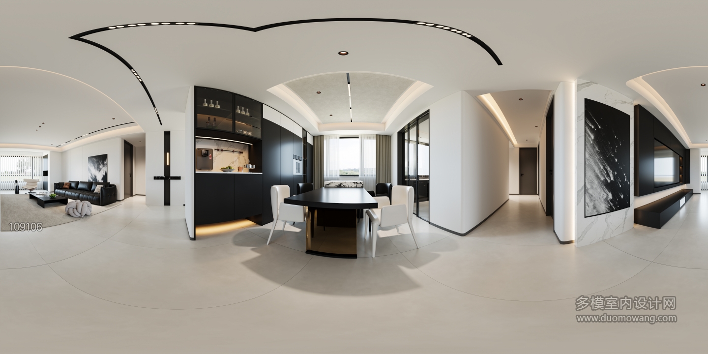 现代模型_2餐厅