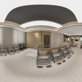现代轮椅展示区360