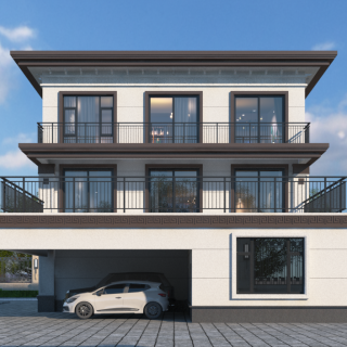 新中式自建房外立面