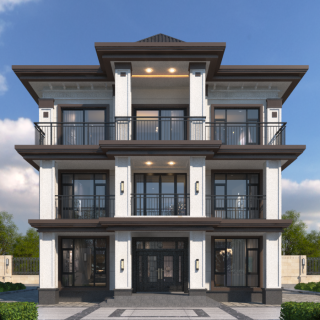 新中式自建房外立面
