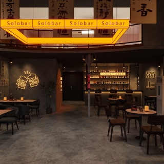 酒吧特写